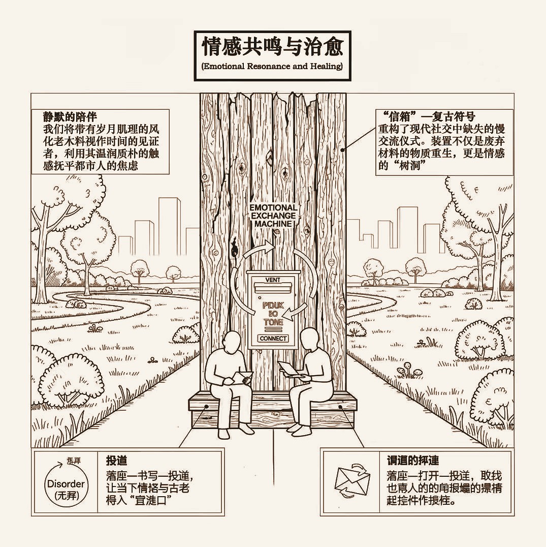 装置位于老上海里弄中的线稿场景