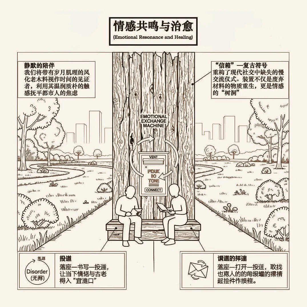 装置位于老上海里弄中的线稿场景