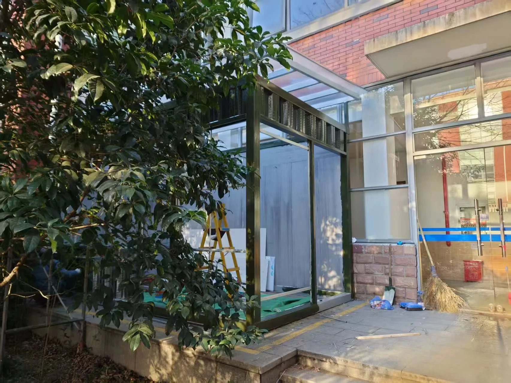 呼吸绿盒现场搭建完成照片