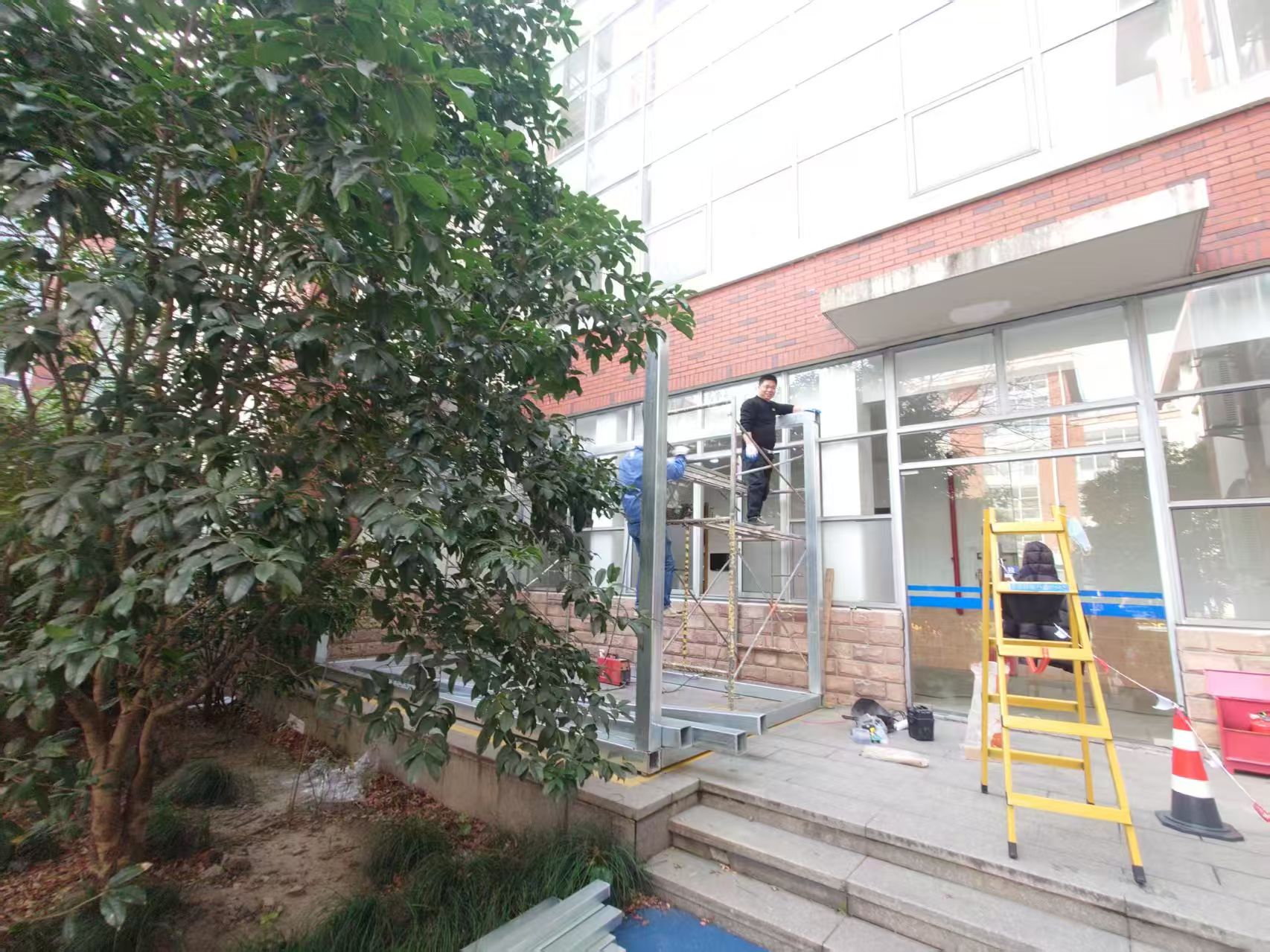 呼吸绿盒现场搭建完成照片