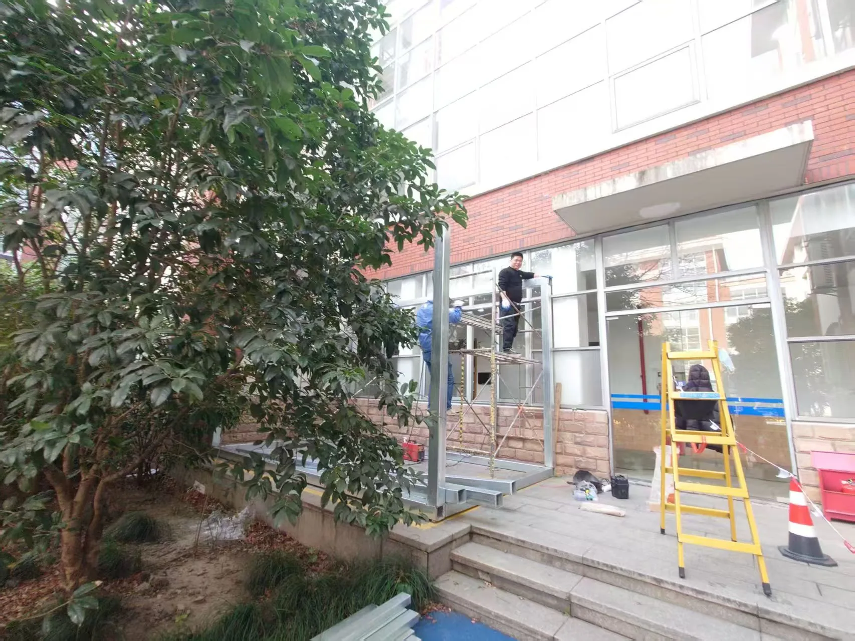 呼吸绿盒现场搭建完成照片