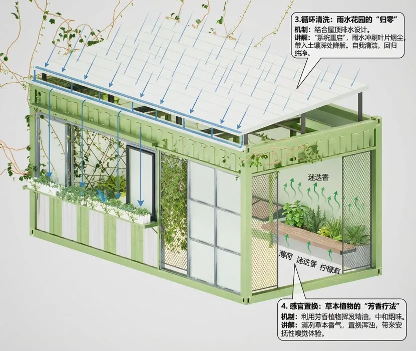 雨水清洁与气味置换