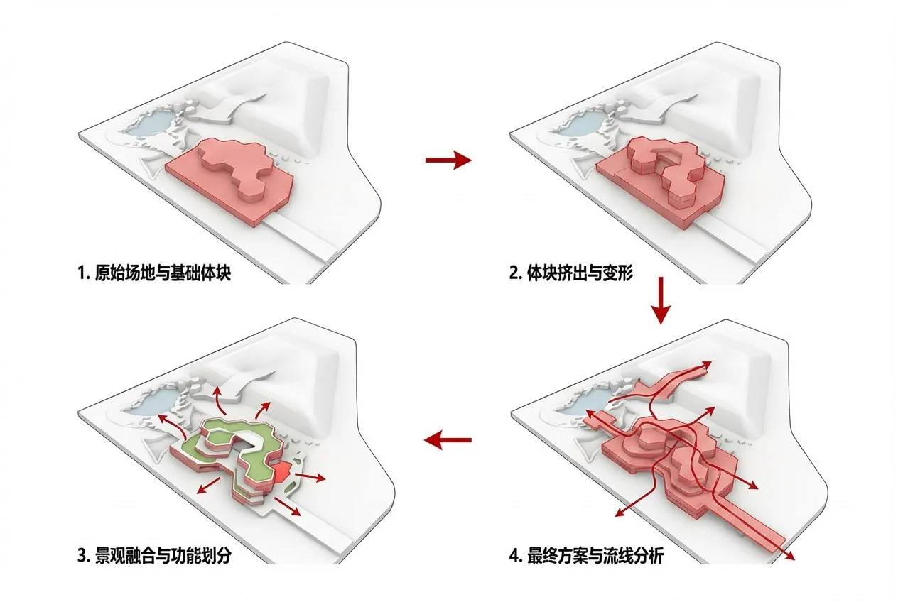社交空间体块推导