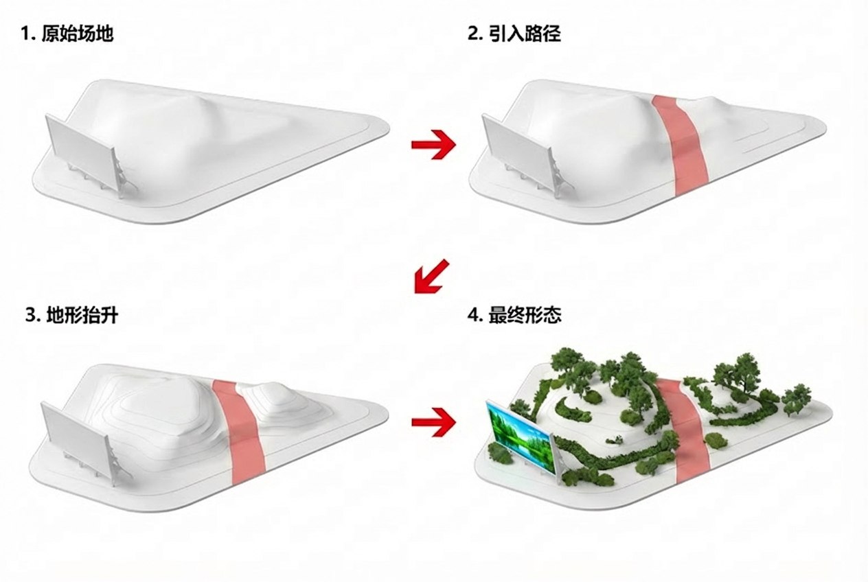 生态廊道体块推导