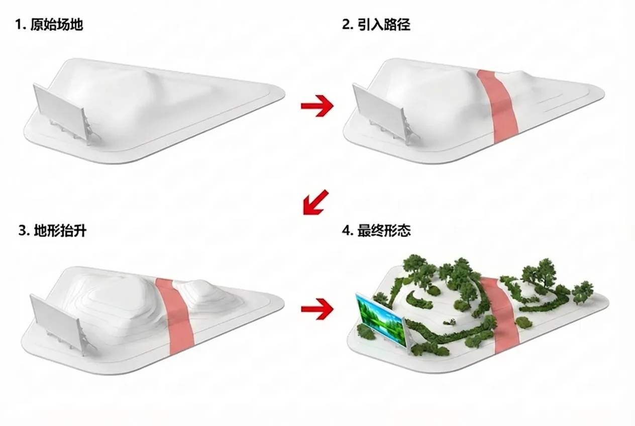 生态廊道体块推导
