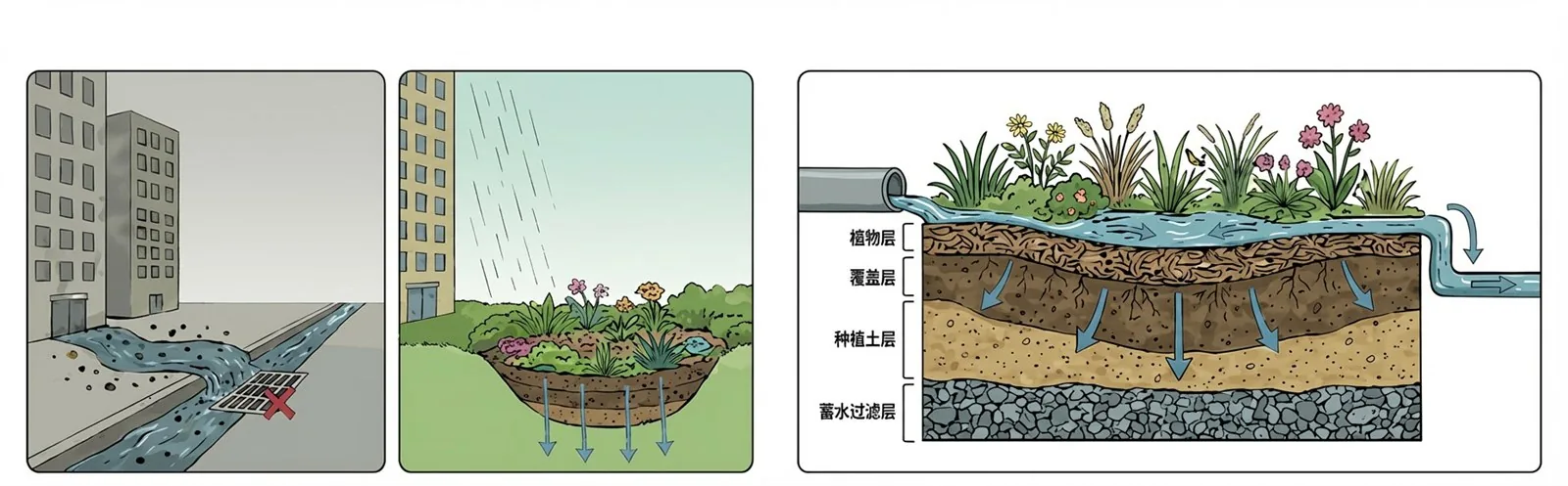 雨水花园科普图